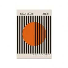 1pc Áp phích hình học trừu tượng Bauhaus hiện đại giữa thế kỷ Nghệ thuật treo tường Tranh vải Tranh in Phòng trưng bày nội thất phòng khách Nhà không có khung - Nhiều màu - Xem 22