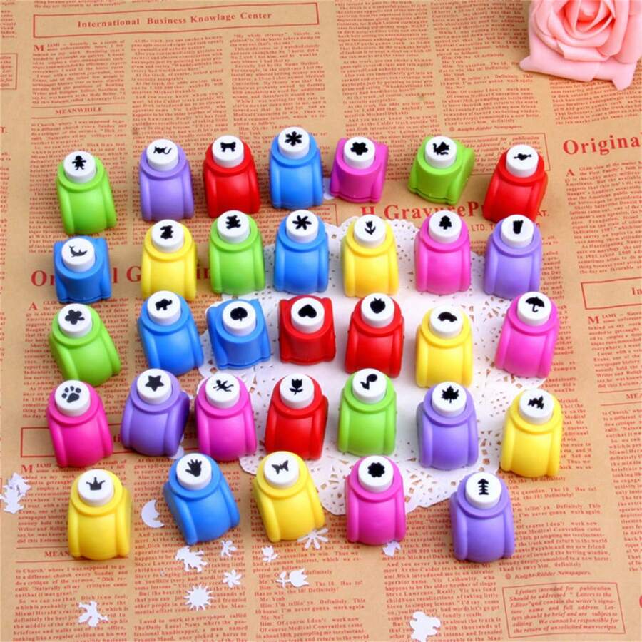 Children Mini Embossing Tool, MultiPattern DIY Handicraft Accessories