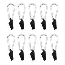 5Pcs/10Pcs Tarp Clip Windproof Clamp With Carabiner, Awning Clamp Set For Awnings Outdoor Camping Caravan Canopies Tent Strengthen The Firmness Of The Tent Canopy Outdoors To Prevent Strong Winds. High Strength Material, Sturdy And Durable