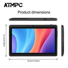 Tablet PC Android de 7 pulgadas con 2GB de RAM DDR, 32GB de ROM, batería de 3500mAh, procesador Quad-Core, pantalla IPS de 1024x600, cámara frontal de 0.3MP y cámara trasera de 2MP, WiFi de 2.4G - Amarillo - Ver 2