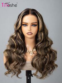 Tinashe Hair Wear&Go Glueless Balayage Honey Blonde Pre-Cut 5*5 Lace Wig Highlight Body Wave Human Hair Wig - SNatural/22 - View 5