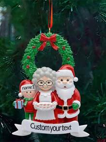 1PC Christmas Ornaments Personalized Christmas Ornaments With Name - Custom Santa Claus Decoration Christmas Ornaments 2024,Multi-Functional,Adjustable,Durable,Anti-Mold,Ornamental,Reusable,Exquisite,Adorable,High-Quality,Modern,Colorful,Cute,Comfortable,Stylish,Custom,Personalized,Unique,Ideal Gifts For Him,Ideal Gifts For Her,Boyfriend,Girlfriend,Dad,Mom,Family,Friends,Son,Daughter,School Students,Office,Tea Room,School,Home