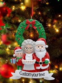 1PC Christmas Ornaments Personalized Christmas Ornaments With Name - Custom Santa Claus Decoration Christmas Ornaments 2024,Multi-Functional,Adjustable,Durable,Anti-Mold,Ornamental,Reusable,Exquisite,Adorable,High-Quality,Modern,Colorful,Cute,Comfortable,Stylish,Custom,Personalized,Unique,Ideal Gifts For Him,Ideal Gifts For Her,Boyfriend,Girlfriend,Dad,Mom,Family,Friends,Son,Daughter,School Students,Office,Tea Room,School,Home