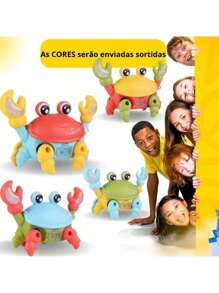 Musical Runaway Crab Toy With Sound, Light And Movement - màu xanh lá - Xem 3