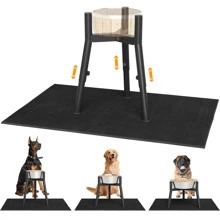 Adjustable Dog Bowl Stand For Medium Large & Extra Large Dogs, 3 Adjustable Tall Dog Food Stand, Adjustable Wide 17.8-27.1cm Heights 25-30-34cm, Raised Dog Bowl Holder, Elevated Dog Bowl & Water Feeder (Bowl Not Included) - Black - View 16