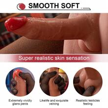 Con consolador vibrador y de empuje de 7 pulgadas para mujeres, muñecas sexuales para adultos, masturbador unisex con trasero grande, juguete sexual anal estrecho para hombres, masturbación de pareja gay, 10 libras