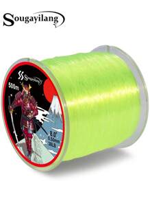 SOUGAYILANG 500M魚線尼龍線7.0-38磅魚線 - 黃色 - 查看 2