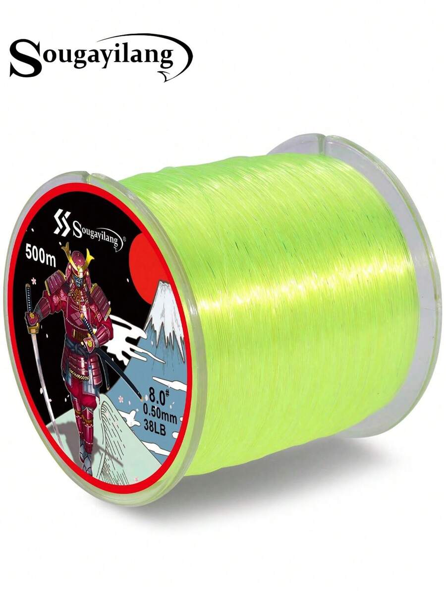 SOUGAYILANG 500M魚線尼龍線7.0-38磅魚線