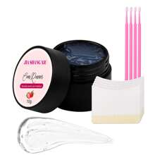 10g/0.353oz Eyelash Extension Makeup Remover Cream. Powerful Eyelash Glue Remover. Low Irritation Eyelash Adhesive Remover, Suitable For Sensitive Skin, Contains Phytosqualane - 無色 - 查看 1