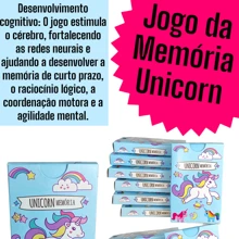 Kit 5 Boxes Unicorn Memory Game Souvenir Coloring Painting Children's Game Party Gift For Kids - Multicolor - View 4