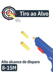 ATENTU Toy Gun Launcher Plane Glider Kids Target Shooting Fun - 藍色 - 查看 6