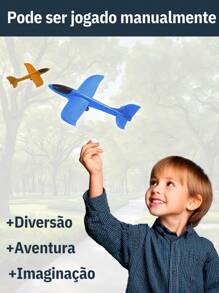 ATENTU Toy Gun Launcher Plane Glider Kids Target Shooting Fun - 藍色 - 查看 8