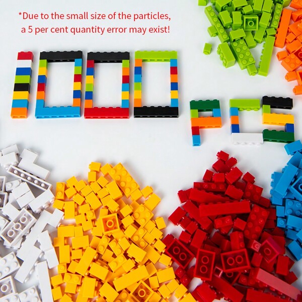 1000pcs Classic Creative Building Blocks, DIY Assembly Toy, Birthday/Christmas/Halloween Gift