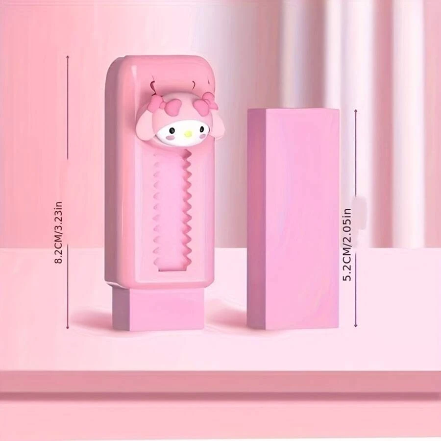 Sanrio Cute Character Erasers Set Durable ABS Material, No Smudging