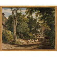 1 件 InSimSea 带框帆布墙面艺术复古装饰，草地与花朵绘画墙面艺术印刷品，风景墙面艺术适用于客厅装饰卧室家居浴室墙壁装饰无框 - 彩色 - 查看 33