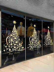 1 cái/2 cái Miếng dán tường cây thông Noel màu vàng, Miếng dán tường tĩnh điện tự dính cho cửa sổ cửa ra vào dùng cho kỳ nghỉ Giáng sinh/Năm mới, dùng cho phòng khách, nhà bếp, phòng tắm, phòng ngủ - Nhiều màu - Xem 11