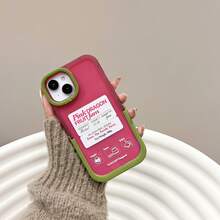 1 Ốp lưng điện thoại di động Iphone 15Piphone13pro chống rơi giá đỡ đôi rung mùa hè bán chạy vỏ mềm hình quả thanh long - Nhiều màu - Xem 22