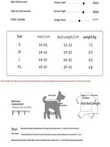 Pet Sweater Christmas Thickened Knitted Warm Pattern Dog Cat Clothes - Pink - View 2