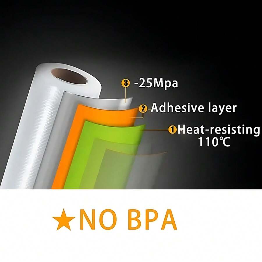 2 Rolls Of Different Size Combinations Of 5m Vacuum Sealed Bag, For