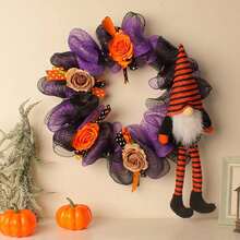 1 卷 10 英寸 * 10 码 PP 网纱卷花环制作材料圣诞金丝网纱节日布置用品配件最佳礼物 - 彩色 - 查看 4