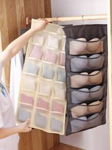 1 Túi đựng đồ lót và áo ngực hai mặt, Túi treo có ngăn trước và sau đựng áo ngực, quần lót, tất, tủ quần áo gia đình và ký túc xá, thiết kế nhiều lớp dày có móc treo phòng ngủ, túi đựng, đồ lưu trữ gia đình, dành cho áo phông trắng nữ, quần đen nữ, quần áo mùa đông dành cho nữ, váy, quần áo mùa đông dành cho nữ, váy phụ nữ thanh lịch, áo sơ mi trắng dành cho nữ, tay dài, bộ đồ liền thân màu trắng dành cho nữ, váy mùa xuân dành cho nữ, trang phục mùa xuân dành cho nữ, mùa xuân, quần áo mùa xuân, tối giản, lưu trữ áo mùa hè - Nhiều màu - Xem 7