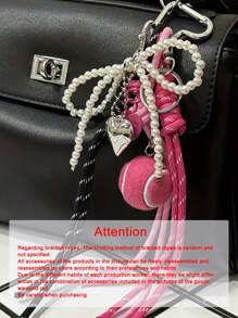 手工绳编甜美风格酷炫网球钥匙扣和仿珍珠心形钥匙吊坠 原创设计酷炫潮流时尚吊坠 适合女性生日、情人节、母亲节、情侣包饰、礼品配饰、少女装饰、女性大学生、新秀和白领阶层、汽车饰品、女士钥匙链饰物、钥匙挂绳、学校用品、教师礼物、返校、教师配饰 ﻿ ﻿ Y2K 感恩节 - 彩色 - 查看 6