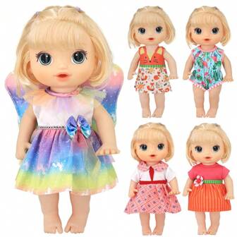 1 Piece Doll Clothing, Suitable For 12 Inch/30 Cm Toy Dolls Made Of Polyester Material, With Accessories, Suitable For Doll/Doll Collectors, Home Clothing With Accessories,Bjd Dolls,Clothes Doll,12 Inch Dolls Clothes