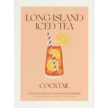 1pc Cheers Kir Royale Cocktail Island Iced TeaPina Colada Tequila Poster In Nghệ thuật treo tường Tranh Canvas Trang trí phòng Trang trí nhà Không có khung - Nhiều màu - Xem 42