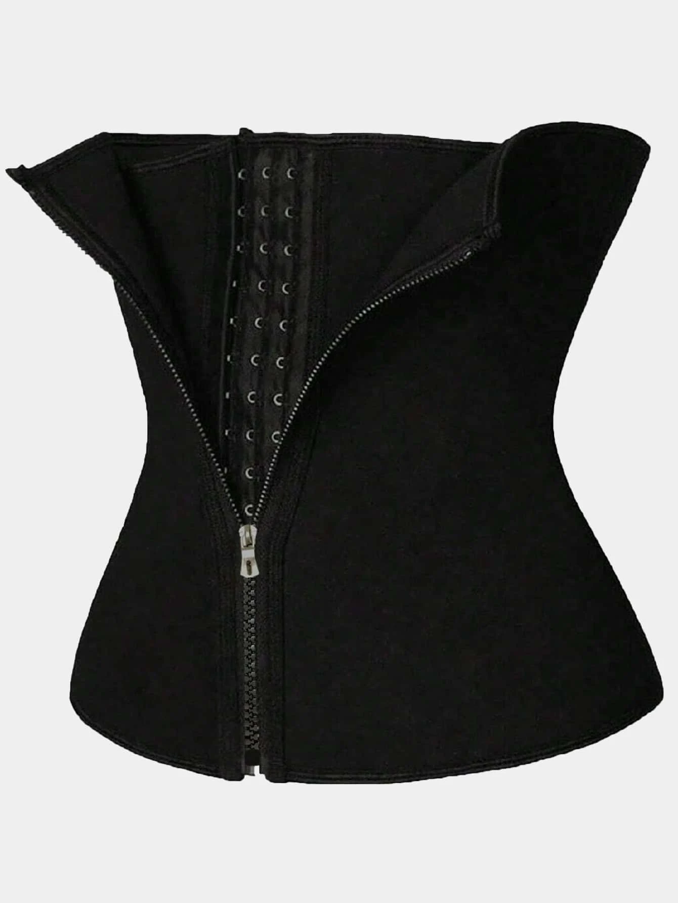 Waist Trainer Corset Zipper Tummy Control Shapewear Breathable Waist