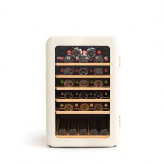 Create Elektrischer Weinkühler im Retro-Stil für 45 Flaschen – ✅ Versand in 24–48 Stunden in Spanien (Halbinsel) – WINECOOOLER RETRO