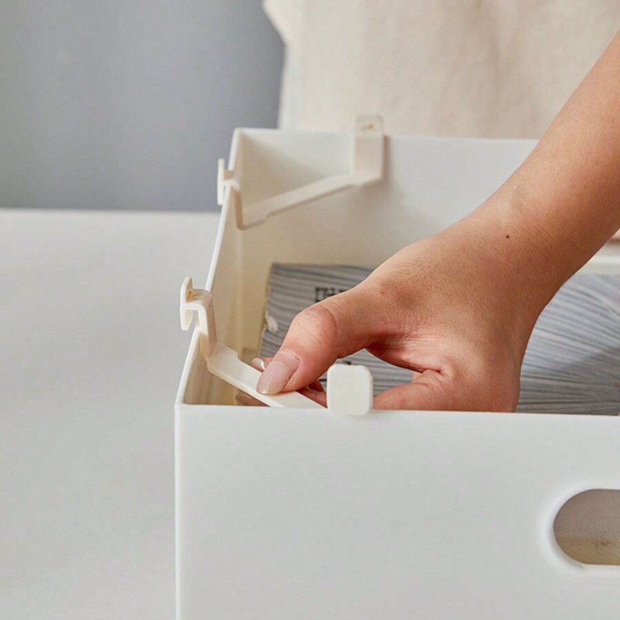 Multi Piece Storage Box Support Frame, Storage Basket Stacked With