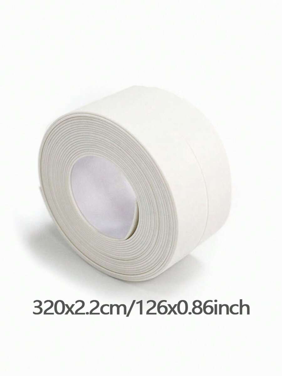 1 Roll Of Caulk Tape, Waterproof & MildewResistant Bathroom Caulk