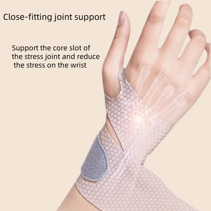 1 件全新升级款带透气孔的护腕，不会让手腕感到闷热，适合运动、户外运动、办公室工作等，保护手腕免受伤害 - 彩色 - 查看 1