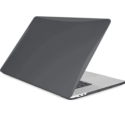 透明保护壳，兼容MacBook，耐用塑料硬壳保护套，兼容MacBook Air和MacBook Pro（黑色）