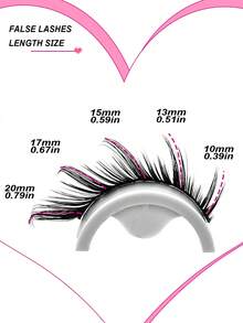 5 Pairs Asiteo New 3D Natural Flexible False Eyelashes, Fluffy Soft Criss-Cross Cartoon Style, Delicate Natural, Create Charming Makeup - 眼尾拉長款 - 查看 6
