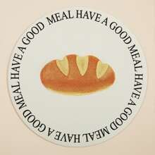 Sottopiatti, sottobicchieri e sottopiatti per ciotole in pelle stampata, resistenti al calore e impermeabili, adatti per casa, caffè, ristoranti occidentali, ideali per Natale, San Valentino, feste di Capodanno