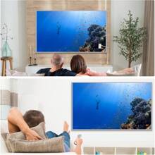 HALMAN Projection Screen, 100 Inch Projector Screen, Foldable And Anti-Light, High Contrast, Accurate Color Restoration, For Party, Home Theater, Games And Office - Grey - View 9