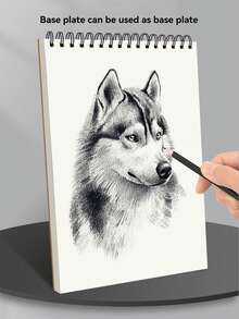 1 Sổ phác thảo, Bảng phác thảo gáy xoắn, 1 Gói 30 Tờ, Sổ phác thảo nghệ thuật không axit, Giấy phác thảo nghệ thuật vẽ và viết, Thích hợp cho họa sĩ mới vào nghề làm quà tặng Giáng sinh - Nhiều màu - Xem 9