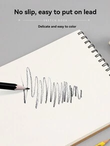 1 Sổ phác thảo, Bảng phác thảo gáy xoắn, 1 Gói 30 Tờ, Sổ phác thảo nghệ thuật không axit, Giấy phác thảo nghệ thuật vẽ và viết, Thích hợp cho họa sĩ mới vào nghề làm quà tặng Giáng sinh - Nhiều màu - Xem 7