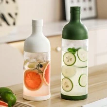 800/1000ML Glass Cold Brew Tea Bottle - Multiple Colors, Large Capacity Home & Outdoor Use, Cold Infuse Tea Cup, Juice, Suitable For Bubble Tea, Iced Coffee, Tea - Multicolor - View 12