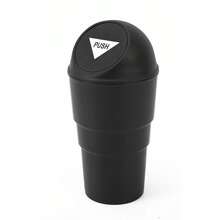Compact Cup Holder Trash Can For Cars – Easy Clean & Organize