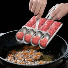 Miễn phí vận chuyển đặc biệt dành cho bạn Khuyến mại độc quyền Bộ làm thịt viên & bánh falafel bằng thép không gỉ - Dụng cụ nhà bếp đa năng chống dính để tạo hình hoàn hảo cho thịt viên, bột & cơm viên Sorbet - Nhiều màu - Xem 8