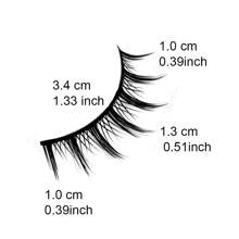 10 Pairs Super Natural Look Eyelashes, Japanese Anime Style 13mm Length, Endlessly Attractive False Eyelashes, 009 Series Full Strip Black Eyelashes Strip Lashes,Lashes,Eyelashes,Fake Lashes - Natural Lashes - View 3
