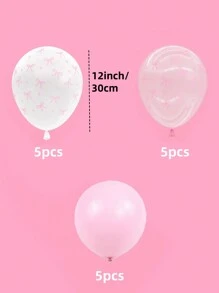 60/30/15/3 pezzi Palloncini in lattice rosa a forma di fiocco da 12 pollici, adatti per decorazioni per addio al nubilato, feste di compleanno a tema fiocco, decorazioni per fidanzamenti, forniture carine - Rosa - Visualizzare 10