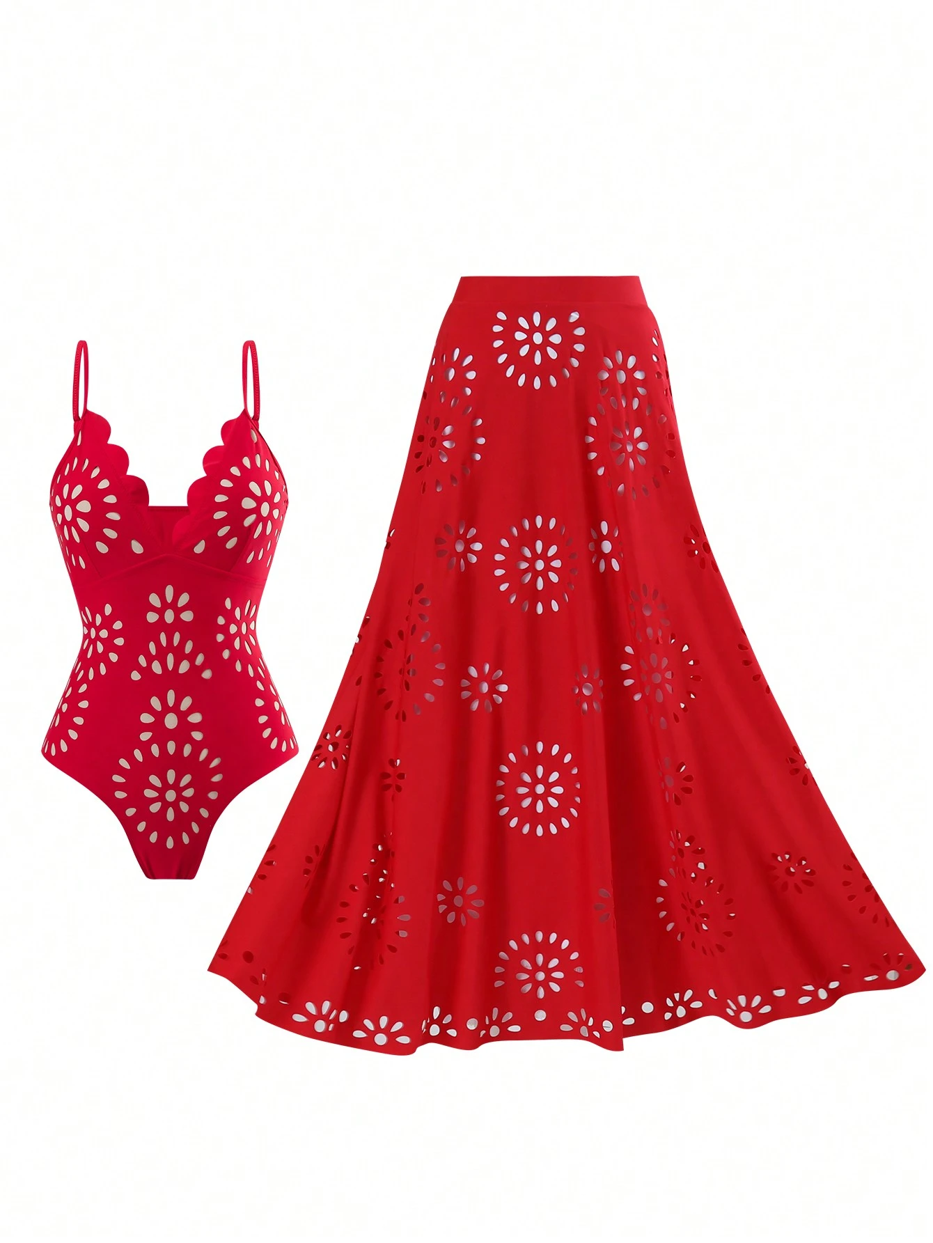 2025 New Arrival European & American Stylish One Piece Swimwear + Cover Up