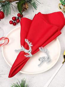 12 chiếc vòng khăn ăn hình tuần lộc bằng hợp kim kẽm mạ vàng dùng cho Giáng sinh, thích hợp cho phòng, bàn ăn, trang trí nhà cửa, lý tưởng cho Giáng sinh, tiệc tùng, sinh nhật, đám cưới và bữa tối trang trọng - đơn giản và thanh lịch - Nhiều màu - Xem 5