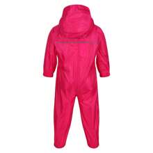 Regatta Professional Baby/Kids Paddle All In One Rain Suit (Jem) - Pink - View 2