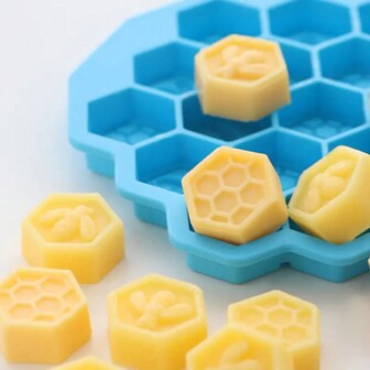 1pc Honeycomb Bee Silicone Molds Candle Mold Soap Mold Clay Mold For DIY Handmade Gifts