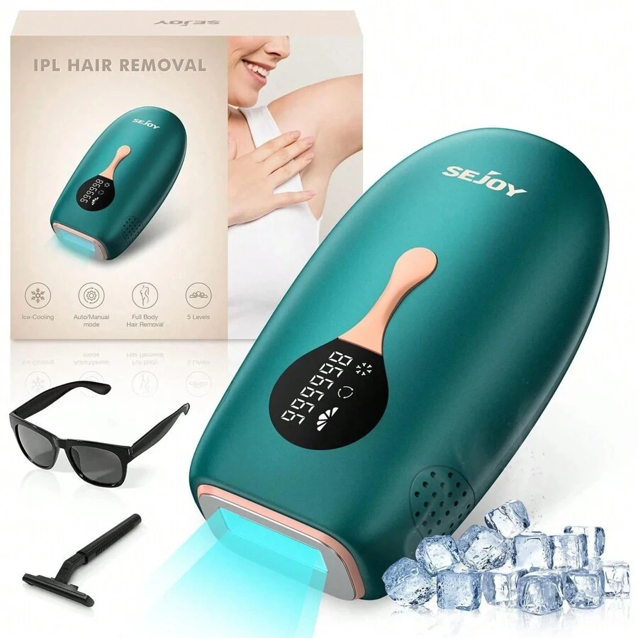 IPL Laser Hair Removal Device, Painless Permanent Hair Removal Throughout The Body, Freezing Point Hair Removal Device - Xem 1