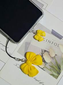 Bộ 2 dây đeo điện thoại di động có nút chặn bụi hình nơ, 11 màu để lựa chọn, có thể dùng làm quà tặng ngày lễ! - Nhiều màu - Xem 15